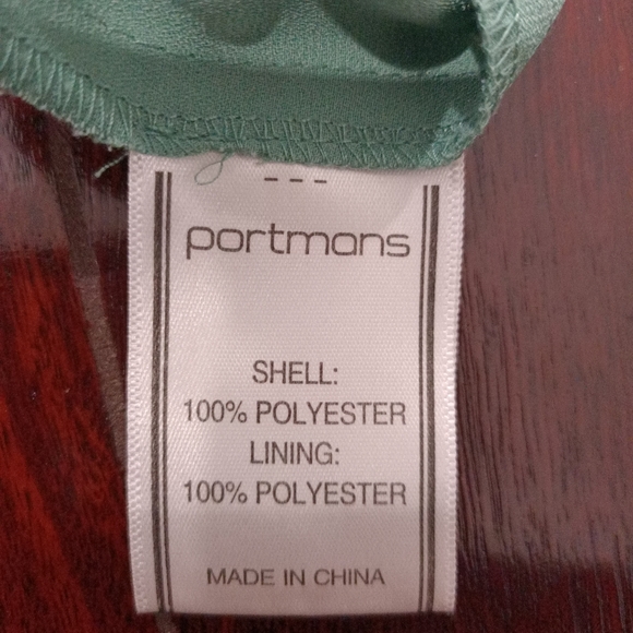 Portmans green paisley playsuit | size 8 - Picture 6 of 6